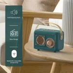 FT-BT20 Mini Retro Card USB Flash Drive FM Radio Wireless Bluetooth Speaker - Image 3