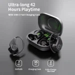 Bluedio S6 Sports Wireless Stereo Bluetooth Earphones With Battery Level Display Charging Bin, S6 - Image 2