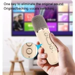 Outdoor Home Portable Wireless Karaoke Sound Cell Phone Integrated Microphone Smart Speaker, With Single Mic White, With Single Mic Pink, With Single Mic Blue, With Dual Mic White, With Dual Mic Pi... - Image 5