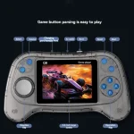 Q8 Handheld Game Console 3.0 Inch Screen Support TV Connection Built In 800 Games, Singles Transparent Gray, Singles Transparent Blue, Singles Transparent Purple, Doubles Transparent Gray... - Image 9