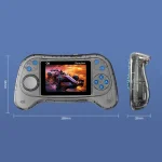 Q8 Handheld Game Console 3.0 Inch Screen Support TV Connection Built In 800 Games, Singles Transparent Gray, Singles Transparent Blue, Singles Transparent Purple, Doubles Transparent Gray... - Image 10