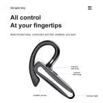 Bluetooth Earphone With Digital Display Charging Compartment Wireless Earphone For Car Talking Noise Reduction, 530-1 with Charging Box - Image 6