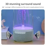 Portable Colorful Atmosphere Light Jellyfish Rhythmic Bluetooth Speaker, K19 - Image 6