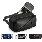 DEVASO Console Storage Shoulder Crossbody Bag For Steam Deck / Switch Series / Rog Ally, Black Medium - Image 2