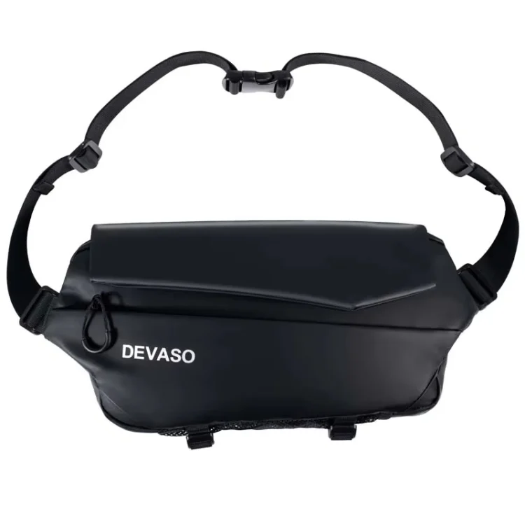 DEVASO Magnetic Crossbody Bag Game Console Accessories Handheld Organizer Bag, Black Magnetic