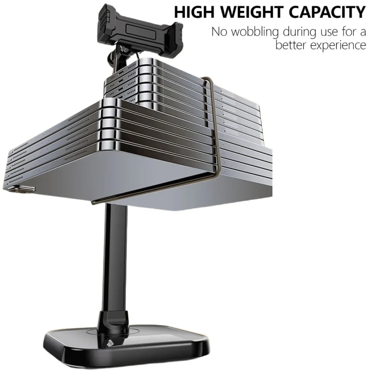 TBD06052829_B6.webp Dual-Position Rotatable Phone And Tablet Stand Retractable Weighted Base Desktop Holder, Tablet Model White, Tablet Model Black, Phone Model White, Phone Model Black - Image 7