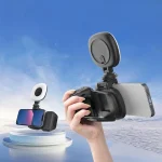 Phone Camera Grip With Cold Shoe Mount and Bluetooth Remote Control, Without Fill Light, With Fill Light - Image 2