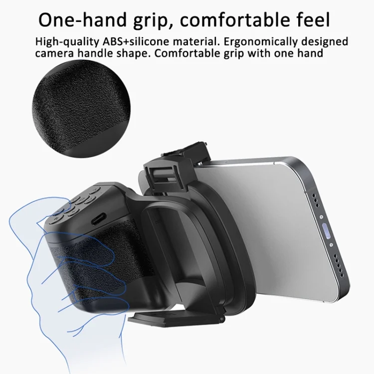 TBD06052839_B4.webp Phone Camera Grip With Cold Shoe Mount and Bluetooth Remote Control, Without Fill Light, With Fill Light - Image 5