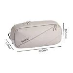 DEVASO Handheld Universal Storage Bag Crossbody Bag, Silver Enlarge - Image 4
