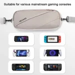 DEVASO Handheld Universal Storage Bag Crossbody Bag, Silver Enlarge - Image 9