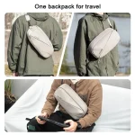 DEVASO Handheld Universal Storage Bag Crossbody Bag, Silver Enlarge - Image 10