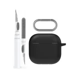 For Airpods 4 AhaStyle WG163 Earphone Drop-Proof Dust-Proof Silicone Protective Case With Cleanning Pen