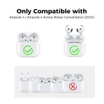 For Airpods 4 AhaStyle WG163 Earphone Drop-Proof Dust-Proof Silicone Protective Case With Cleanning Pen - Image 3