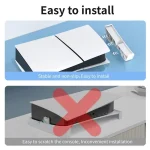 For PS5 Slim STARTRC GAMES Base Horizontal Placement Bracket Game Console Horizontal Fixed Cooling Base - Image 5