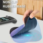 DEVASO 1pair Palm Memory Foam Hand Rest Pad Wrist Mat - Image 4