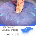 DEVASO 1pair Palm Memory Foam Hand Rest Pad Wrist Mat - Image 5