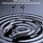 M518P Running Sports Long Standby Semi-In-Ear Neck-Hanging Digital Bluetooth Earphone - Image 6