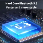 M518P Running Sports Long Standby Semi-In-Ear Neck-Hanging Digital Bluetooth Earphone - Image 9