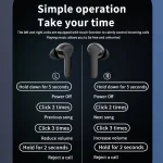 Smart Touch Color Screen Wireless Bluetooth Earphones - Image 9