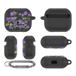 For Samsung Galaxy Buds 3 / 3 Pro L11 Epoxy Violet Bluetooth Earphone Silicone Protective Cover