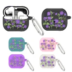 For Samsung Galaxy Buds 3 / 3 Pro L11 Epoxy Violet Bluetooth Earphone Silicone Protective Cover - Image 2