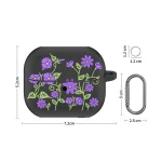 For Samsung Galaxy Buds 3 / 3 Pro L11 Epoxy Violet Bluetooth Earphone Silicone Protective Cover - Image 3