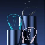 M226 Neck-Hanging In-Ear Pentatone Wired Sports Digital Display Bluetooth Earphone - Image 2