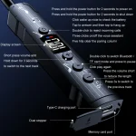 M226 Neck-Hanging In-Ear Pentatone Wired Sports Digital Display Bluetooth Earphone - Image 3