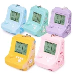 Child Portable Arcade Game Machine Keychain Pendant Mini Building Block Game Toy Gift - Image 2