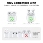 For Airpods 4 AhaStyle WG164 Earphone Anti-Drop TPU Split Protective Case - Image 4