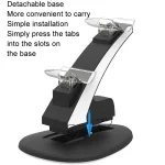 For PS5 iplay HBP-256 Gamepad Dual Charger Base, HBP-256 (Black), HBP-256 (White) - Image 3