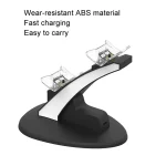 For PS5 iplay HBP-256 Gamepad Dual Charger Base, HBP-256 (Black), HBP-256 (White) - Image 4