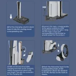 For PS5 Slim / PS5 iplay HBP-545 Wall Mount Charging Bracket, HBP-545 - Image 10