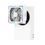 For XBOX Series S Console Side-mounted Cooling Fan RGB Color Light Radiator