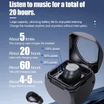 Q1 Mini Single Ear With Charging Compartment Wireless Invisible Stereo Bluetooth Earphone - Image 3