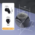 Q1 Mini Single Ear With Charging Compartment Wireless Invisible Stereo Bluetooth Earphone - Image 10