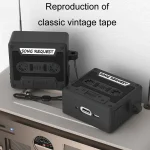 Retro Silicone Tape Shape Earphone Protective Case, For AirPods 4 - Image 4