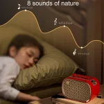 P13 Multifunctional White Noise Sleeper Home Bedside Desktop Wireless Plug-In Bluetooth Speaker - Image 9