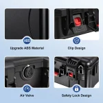 STARTRC GAMES Game Console Storage Waterproof Box Hardshell Case, For PS5 Slim Hardshell Case - Image 5