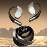 Q93 Planet Energy Ring Rotating Open-Ear Bluetooth Earphone With Lanyard - Image 2