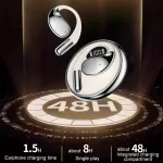 Q93 Planet Energy Ring Rotating Open-Ear Bluetooth Earphone With Lanyard - Image 3