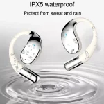 Q93 Planet Energy Ring Rotating Open-Ear Bluetooth Earphone With Lanyard - Image 4