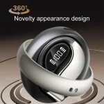Q93 Planet Energy Ring Rotating Open-Ear Bluetooth Earphone With Lanyard - Image 6