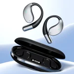Q39 On-Ear Open Sports Wireless Digital Bluetooth Earphones, Black, Skin Color - Image 2
