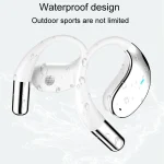Q39 On-Ear Open Sports Wireless Digital Bluetooth Earphones, Black, Skin Color - Image 4