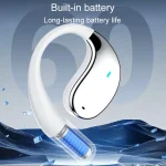 Q39 On-Ear Open Sports Wireless Digital Bluetooth Earphones, Black, Skin Color - Image 7