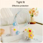 Flower Shape Charger Protective Case Data Cable Biter, For Apple 18W/20W - Image 3
