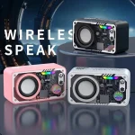 V1 Mecha Wind Small Steel Cannon Multifunctional Sound Outdoor Portable Desktop Speaker - Image 2