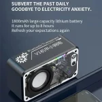 V1 Mecha Wind Small Steel Cannon Multifunctional Sound Outdoor Portable Desktop Speaker - Image 5