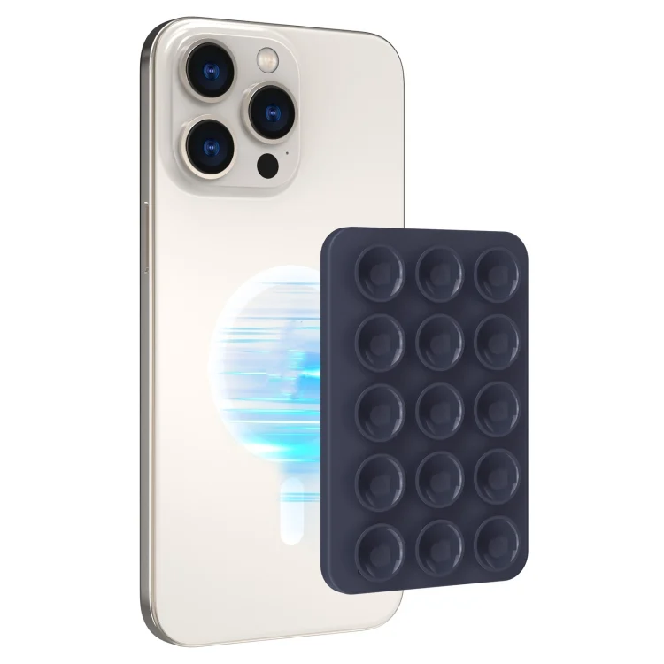 AhaStyle CY202 Suction Cup Magnetic Phone Holder Silicone Adhesive Mirror Sticker